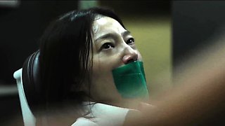 Korean Woman Tape Gagged