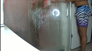 Secret Shower Scene