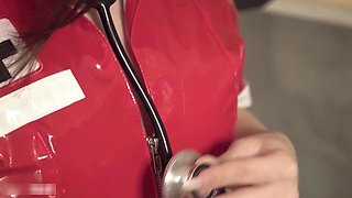 Sultry Siren's Wild Heat Ignites in Steamy Nurse Solo Passion