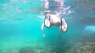 Urlaub 2017 Camping - Wir unter Wasser nackt!