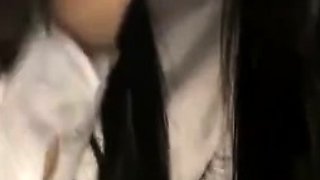 Hot Chinese masturbate in toilet during work