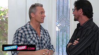 Young daughters-in-law get their old men's sperm on their faces