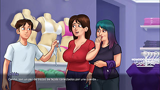 Stepmom in love doing oral sex in the car