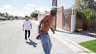 MILF's Party Streakers Threesome: Juan Loco, Rachael Cavalli, Madi Collins, Damion Dayski in Wild Interracial Orgy