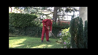 Young Gardener Seduced by Hot Blonde MILF