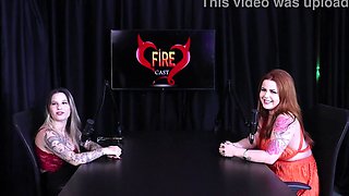 Slutty redhead shows off her huge breasts after saying she's always been a show-off, never had a 3some, participated in the "Casa das Pimentinhas" (House of the Peppers), will samba at Carnival, and her unusual place... - Isadora Closel