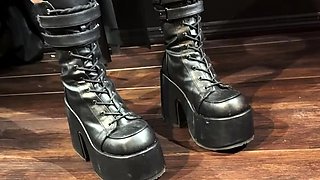 Femdom Puppy Play - Mistress Gia's New Doggy Slave