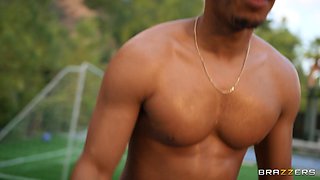 Exciting bimbo interracial sex mind-boggling scene