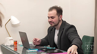 Pleasing My Boss. His Cum Is Good for My Career! 4K HD Tim Team