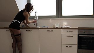 IR boss analsmashing lingerie sexy maid