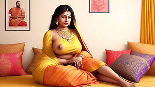 desi step sister- in- low rough hard fucking step brother alon in room