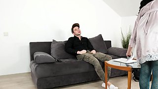 MATURE4K. After fail at the exam excited guy gladly fucks