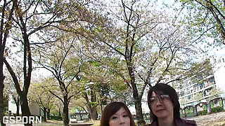 Real Japanese Girl Islay Fucking in Front at Cuckold Boyfriend