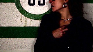 Having hump in a public parking. Secret agents Roleplay