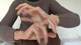Natural Long Fingernails, Middle Finger, and Finger Snapping, JOI, Lady Victoria Valente