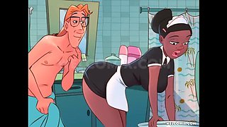 Ever dreamed of fucking the maid? Go for her ass!