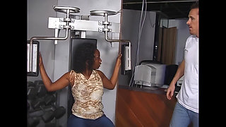 A Big White Cock for a Hot Black Slut