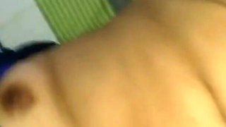 Shy college student loves cum in her tanned pussy