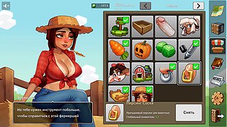 Double penetration of a cute farm girl Alenkah with a lady voice