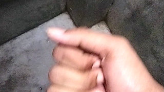 Bathroom boy masturbate