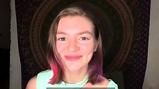 Joi in Spanish with a Young Blonde Gringa - Solo Masturbatio