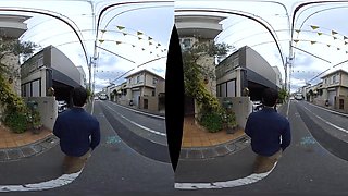 Gorgeous Japanese seductress incredible VR video