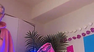 Hot Handjob and Prostate Massage From Hot Blonde