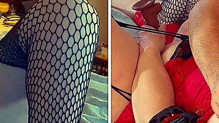 Granny Carmen: a Fucking of Dildos, Vibrators & Cock Date Night