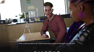 Taboo University #03 - Chem Class with Beatiful Black 18yo and Blue Haired Emo