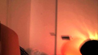 Cute curly brunette solo webcam masturbation