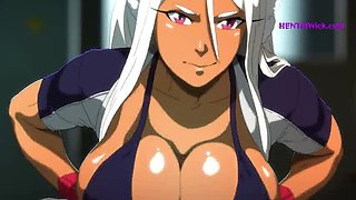 Caught Masturbating in Changing Room: Mirko's Dirty Offer to Ukrainian Cleaner - Hentai Fuck & Cumshot