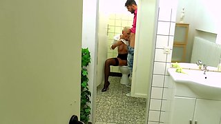 Stefan Steel And Mandy Mystery In Pierced Blonde Banged In Her Pussy In The Bathroom
