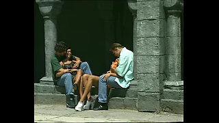 Orgy - Two Big Dick Bros Exchange Young Skinny Girlfriends and Holes