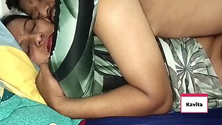 Desi Indian Kavita Doing Natural Sex With Her Boyfriend , Close Up Fuck , Cheating On Husband
