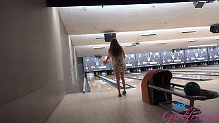 Violet Viper got banged in the car on the street.