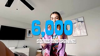 Stepdad packs his crazy daughter-in-law Karlie Brooks teen twat while wifey is resting