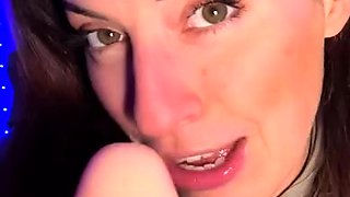 Independent Teen brunette girl toying pussy outdoor