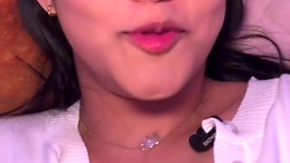 Latina beauty ignites wild passion with daring striptease heat