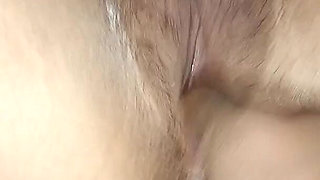 Brother Loosened His Pussy with His Finger in His Beloved Sister's Sexy Pussy at Night