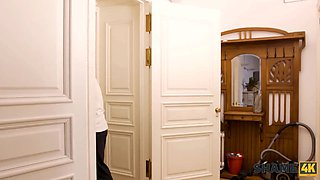 Shame4k. good mature blondie was dreaming about a dong when a guy entered