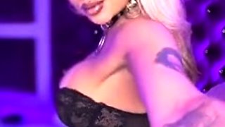 Emo teen Becka solo webcam masturbation