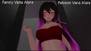 Gaming VRChat Joi with some rule 34 and female domination action