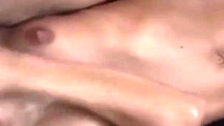 The slutty blonde Sue wants two cocks just for her