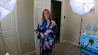 Stepmom Poses Nude For Stepson - Jane Cane, Shiny Cock