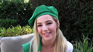 Filthy girl scout fucked by oldie