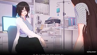 Busty bbw with a big booty in 3D hentai action