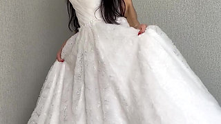 Bride Teases What's Under the Dress