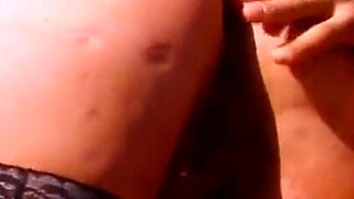 Busty MILF fucked at the beach