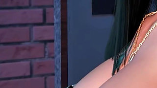 3D BBW Mature MILF Teasing the BBC to Fuck Her Wet Pusy