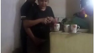 Maid Fucked In The Kitchen (my Wife Almost Discovered Us)